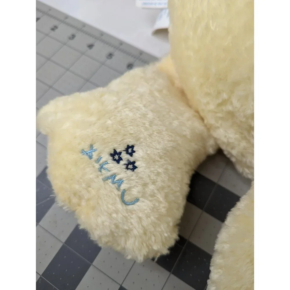 Carters Cuddle Pillow Yellow Dog Plush Emu Namae 24 Inch 2000 Stuffed Animal Toy